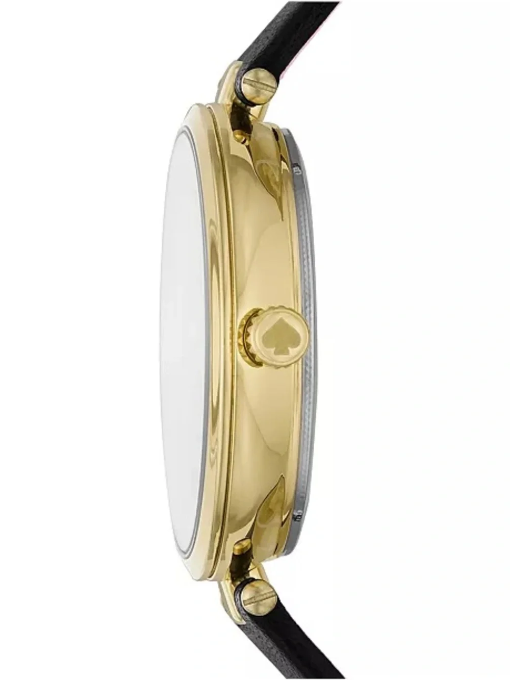 Kate Spade Women's Holland Black Leather Watch 28mm, KSW9048